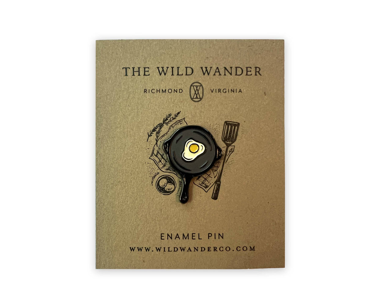 Cast Iron Skillet Enamel Pin