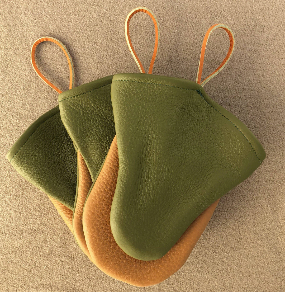 Half Oven Mitt (Colors): Concord Grape &amp; Green &amp; Black