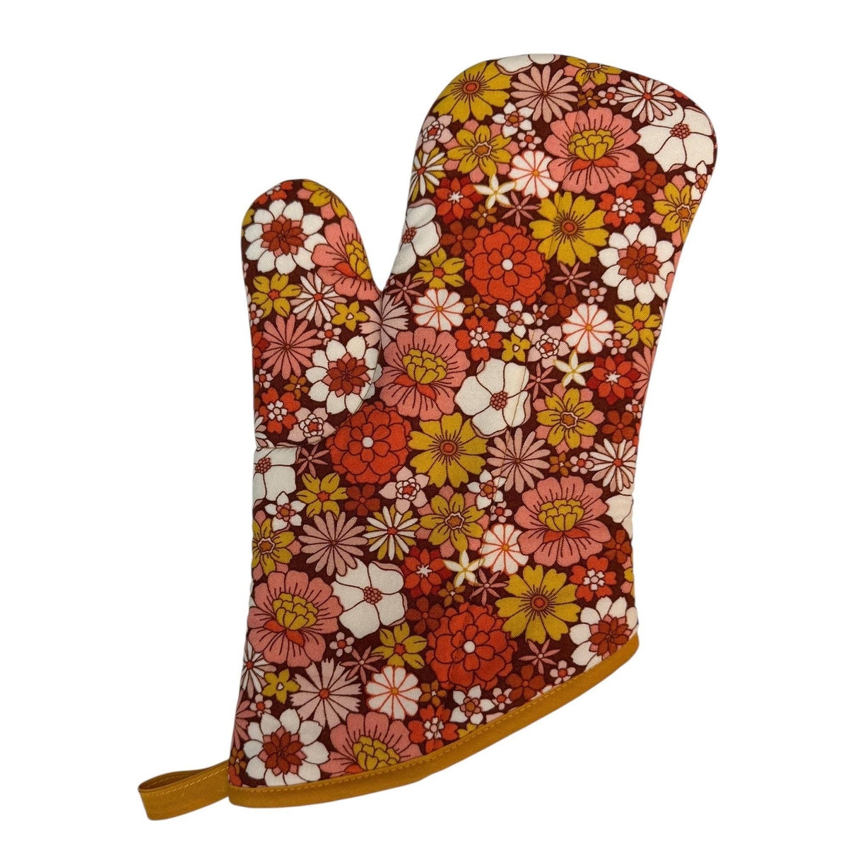 Sunburst Blooms Oven Mitt