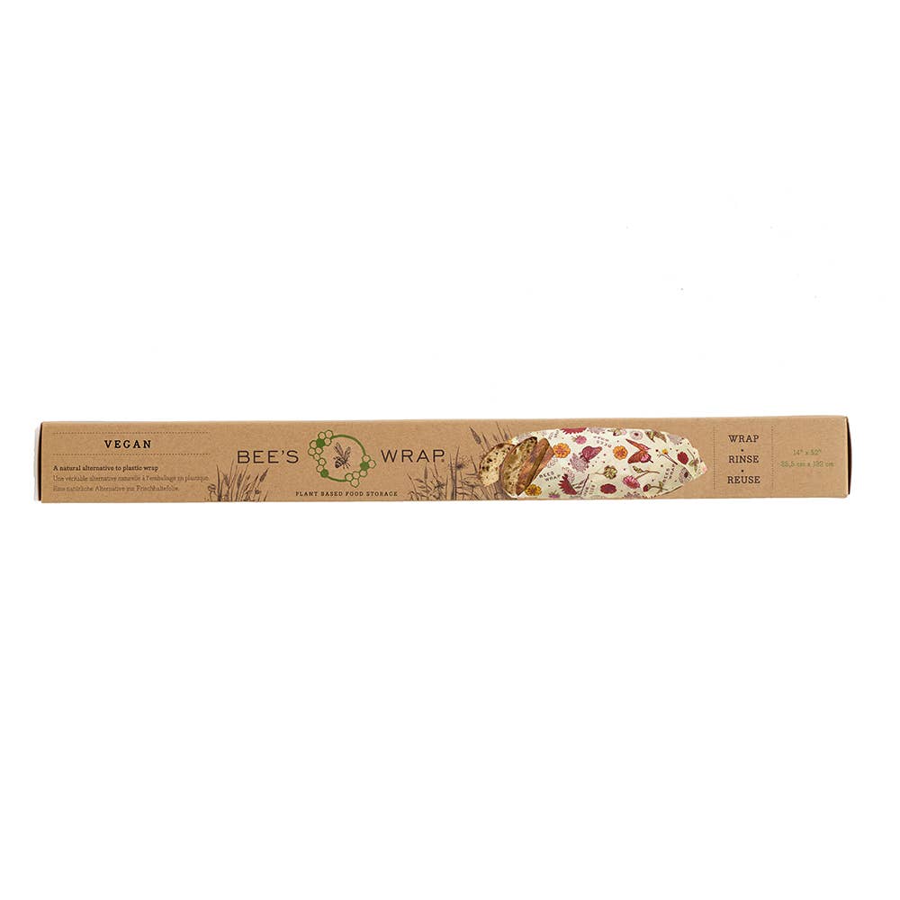 Bees Wrap - Cut-to-Size Roll - Meadow Magic, Plant-Based Wax