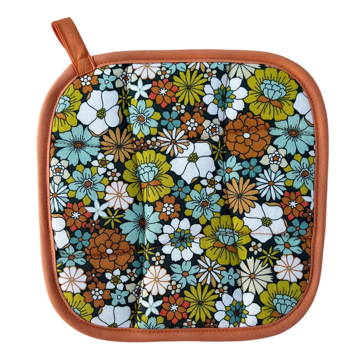 70&#39;s Flowers Pot holder