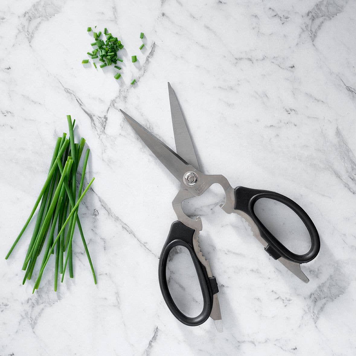 Take-Apart Kitchen Scissors - 8": Black