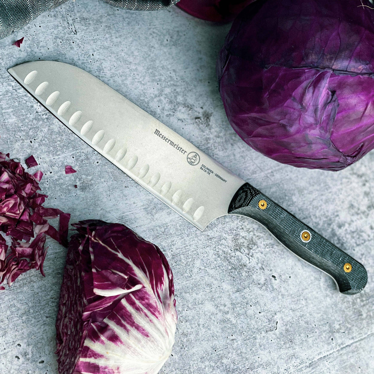 Custom 7 Inch Kullenscliff Santoku: Black