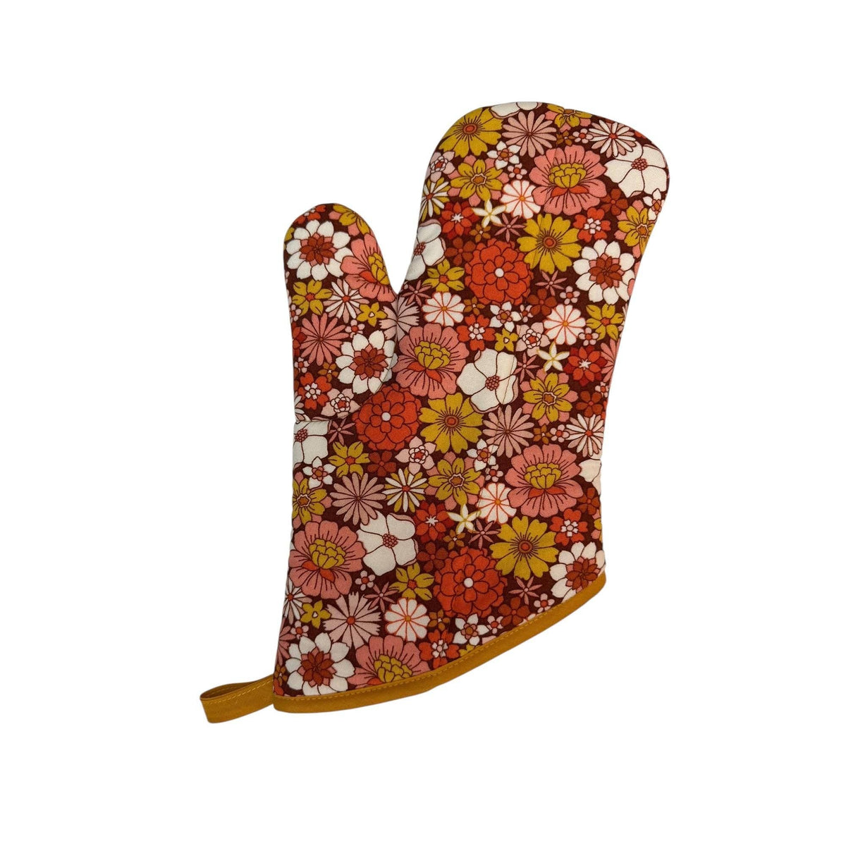 Sunburst Blooms Oven Mitt