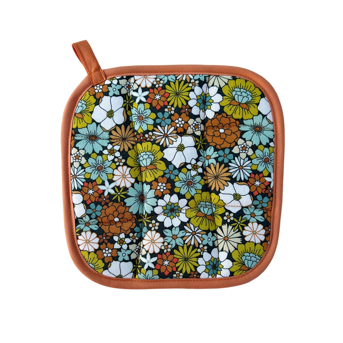 70&#39;s Flowers Pot holder