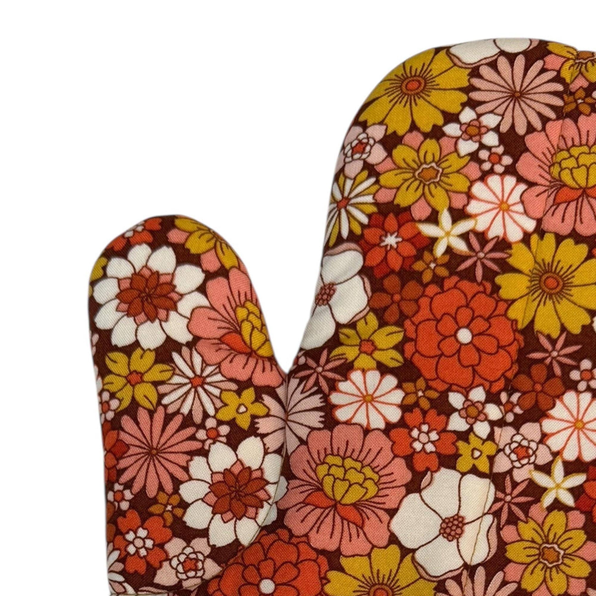 Sunburst Blooms Oven Mitt