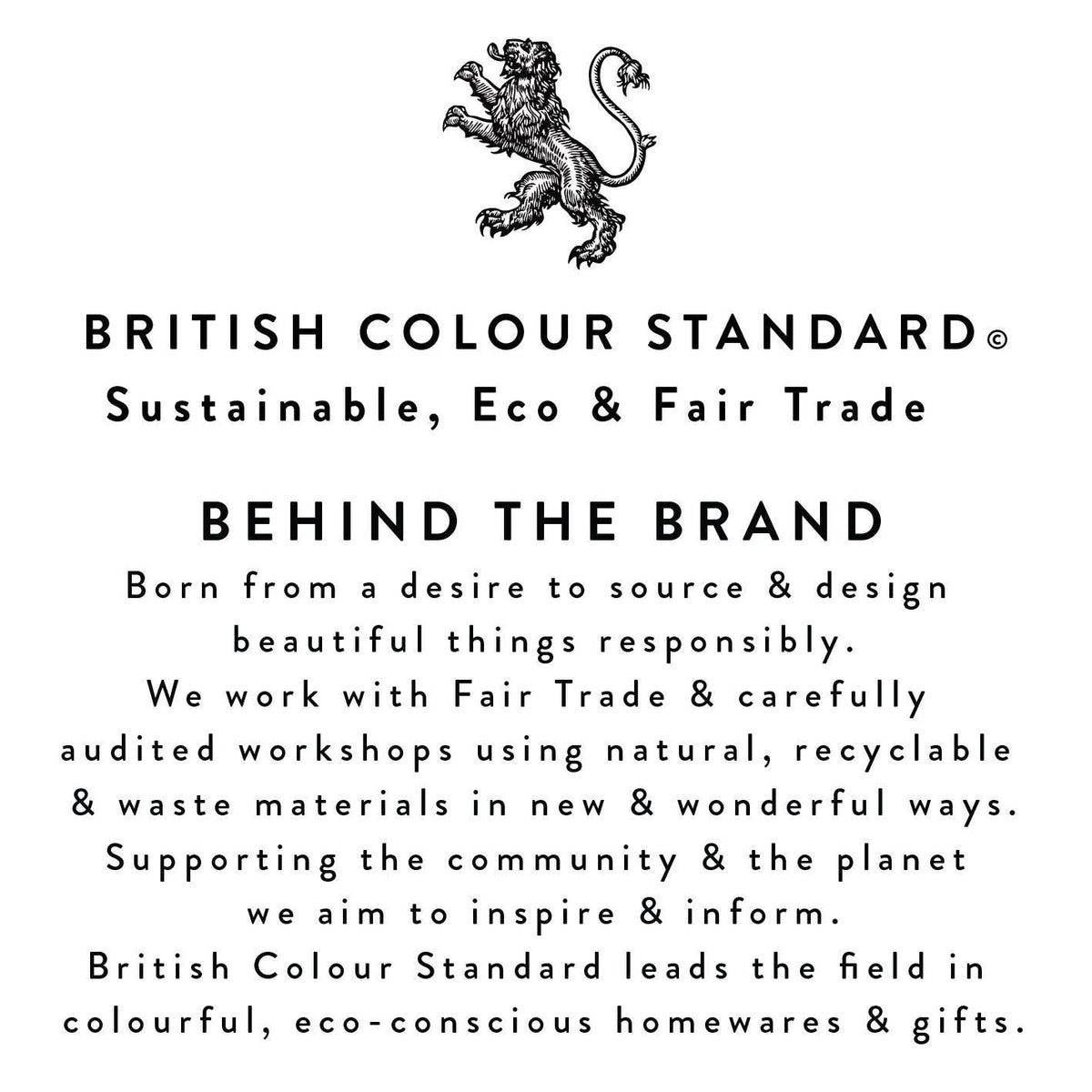 BRITISH COLOUR STANDARD - Tall Enamel Utensil Holder in Sulphur Yellow / Old Rose