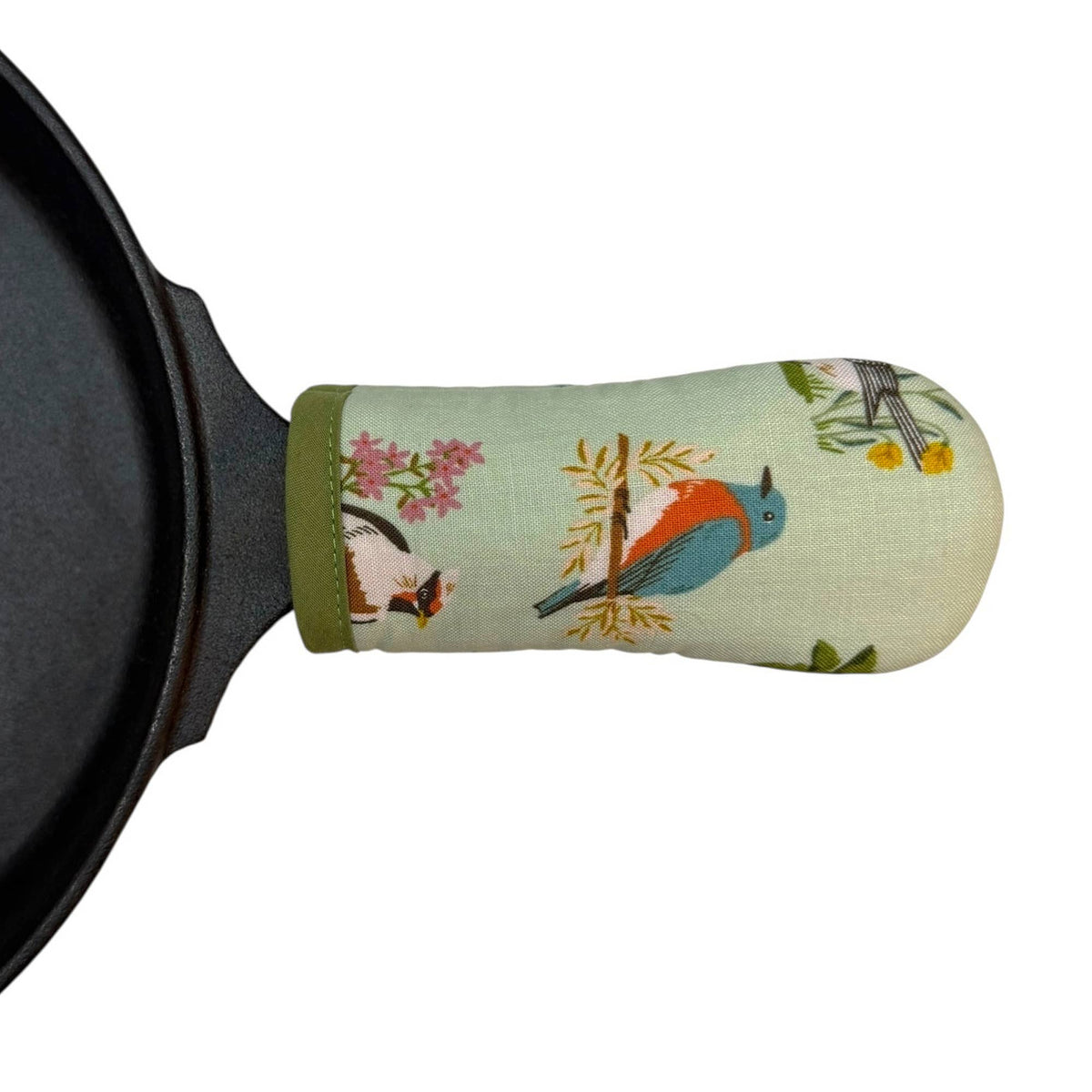 Birds Cast Iron Handle Mitt