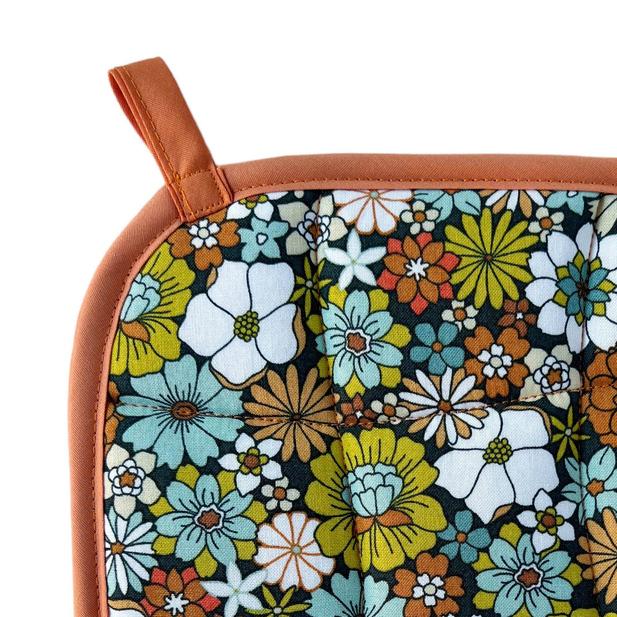 70&#39;s Flowers Pot holder