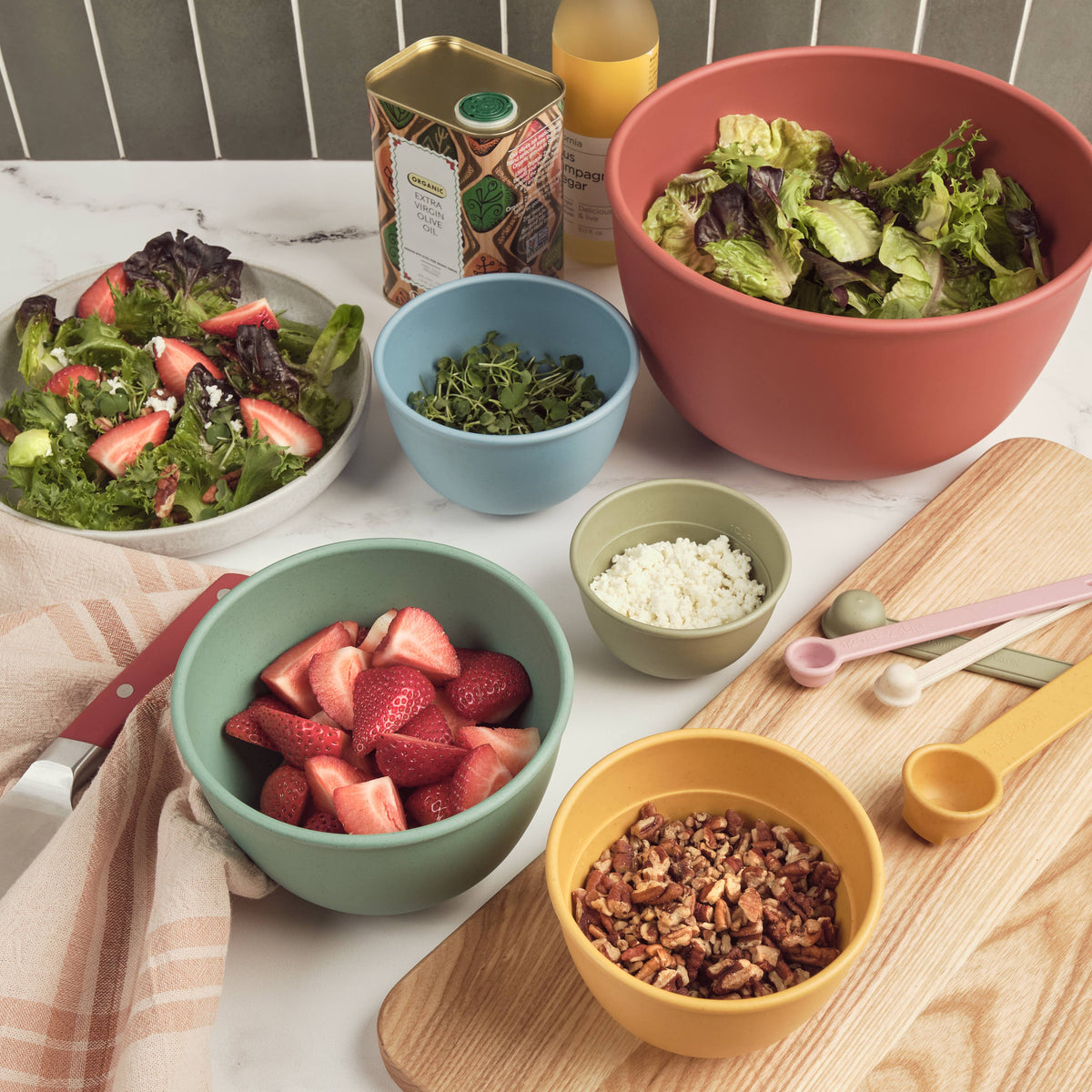 5-Piece Astrik Mixing Bowl Set: Alpine